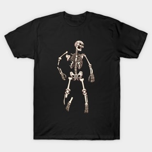 Skeleton Laying On Ground T-Shirt